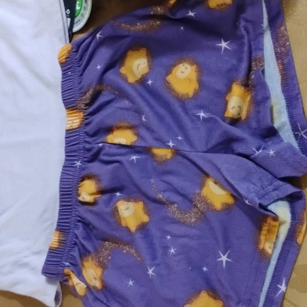 Disney Make A Wish Pajama Set - Yellow and Purple With A Lunch Box - Picture 4 of 7
